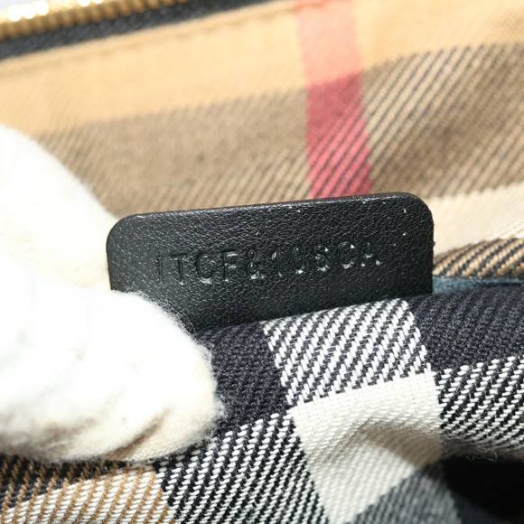 BURBERRY Shoulder Bag Leather Black Auth bs6525 - Picture 12 of 16